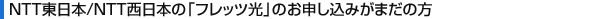 NTT�u�t���b�c���v�̂��\�����݂��܂��̕�